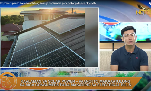 Television coverage of a Gleenergy Solar Solutions installation
